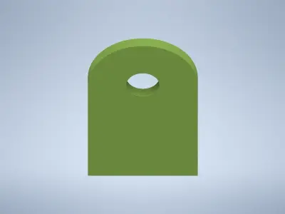 Steel frame of the table 3D model