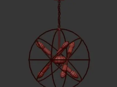 Metal Circles 3D model