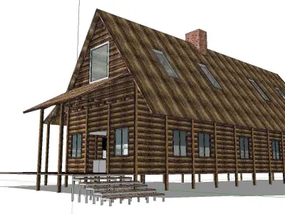 Creative Design-Holiday Cabin-098 3D model