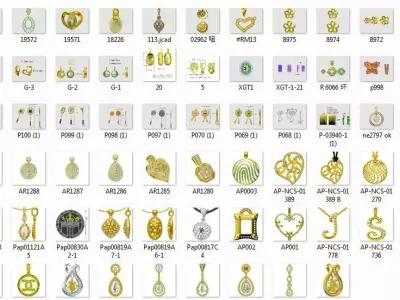 8000 Women pendant jcd 3D print model