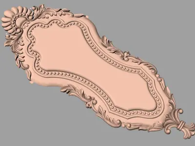 Woodworking CNC Router 3D Relief STL models used for artcam E414 3D model