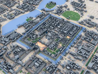Beijing City China 3D model