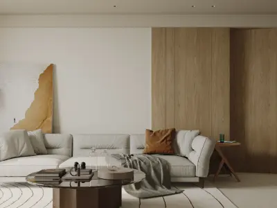 apartment interior scenes        3D model 6