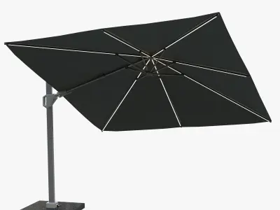 Outdoor umbrella Parasols Challenger T2 Glow 3D model