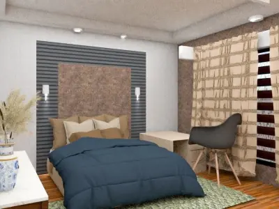 Interior Bed Room 3D model