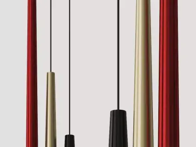 Puraluce Flute Pendant Lamps 3D model