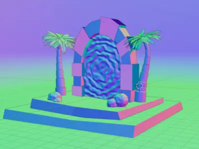 this is beautiful portal Free 3D model