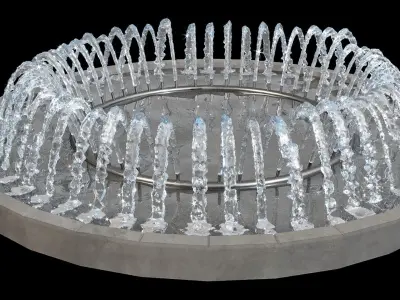 WATERFALL FOUNTAIN CASCADE  NO4 A 3D model