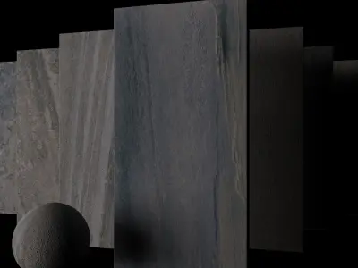 Stone Set Santorini Grey 60x120 Set 1 Texture