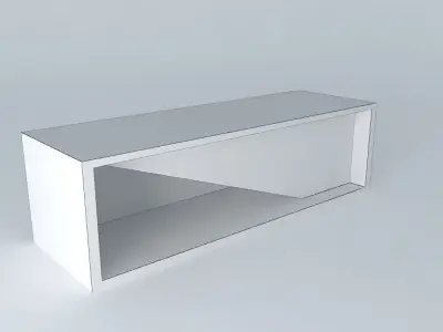 Neon bar counter Free 3D model