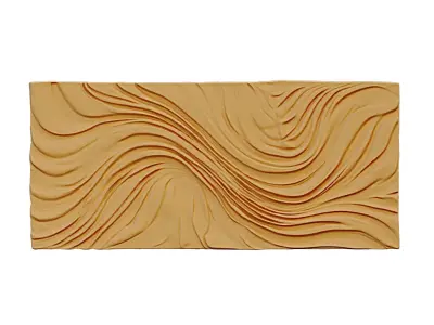 decor set wall panel relief mural CNC 19 3D print model