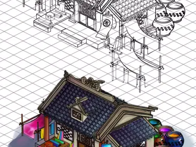 Commercial Building - Buzhuang 23 3D model