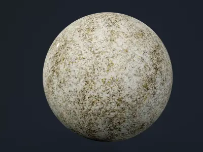 Granite White Yellow Seamless PBR Texture Texture