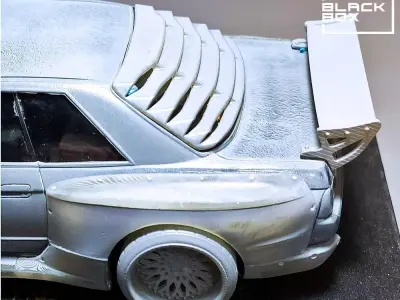 GTR R32 Louver and Wing for tamiya 1-24 and HOTHWEELS 1-64 3D print model