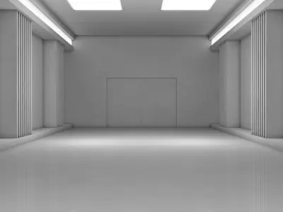 Sci Fi Corridor 3D model