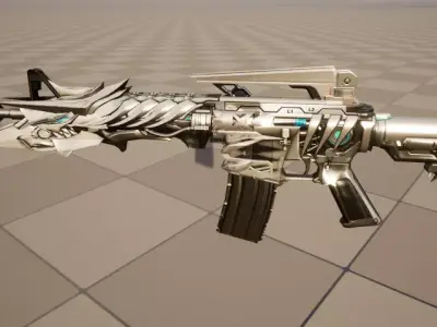 M4A1 Harmony Low-poly 3D model