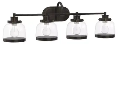 Judson Collection Four-Light Antique Bronze 3D model