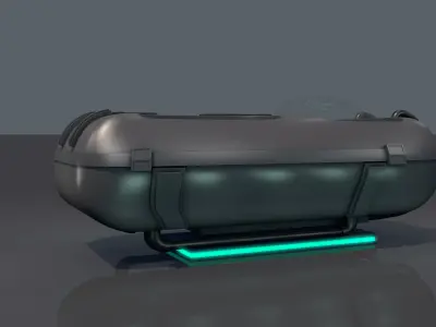 Sci Fi Medpod 3D model