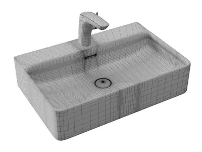 Sink BelBagno BB1338 3D model