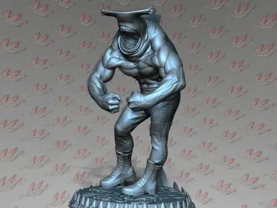 Jab 1-24 Scale Street Sharks 3D print model