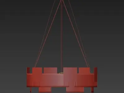 Kichler Moderne Chandelier 3D model