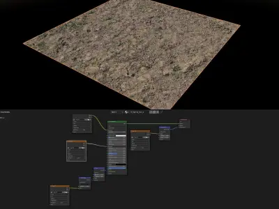 Spring soil  2 3D model
