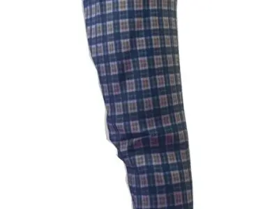 Clown Pants - Checkered Baggy Trousers 3D model