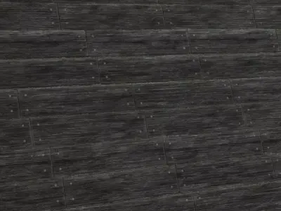 Weathered Redwood Horizontal Planks PBR Seamless Texture