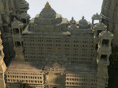 Fantasy Temple 3D model