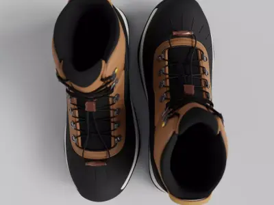 Winter boots 3D model