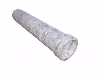 Concrete Pipe Low-poly 3D model