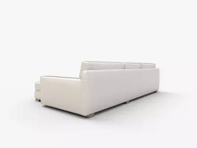 Axis 2 Piece Right Arm Double Chaise Sectional Sofa 3D model