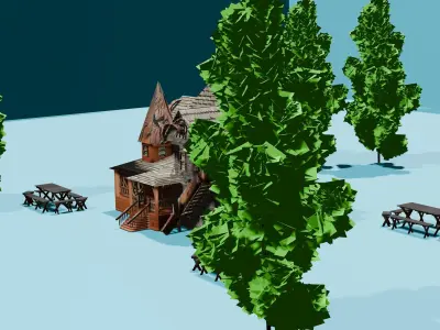 3D VILLA MODEL  3D model