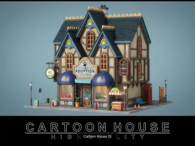Cartoon House Pack 03