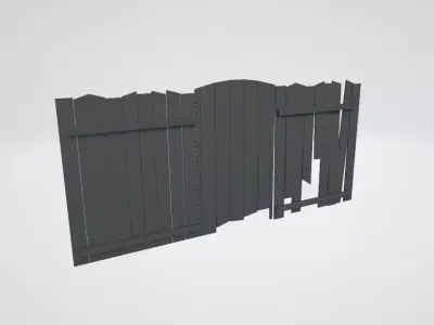 Gate or Door  Free 3D model
