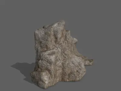 Rock Set Low-poly 3D model 30