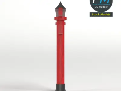 Japanese Torii gate 3D model