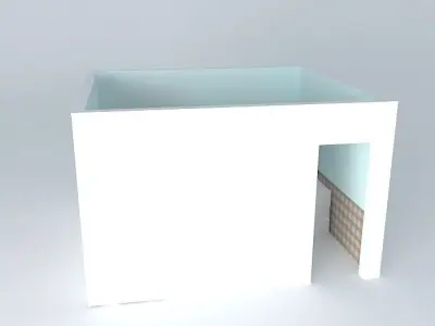 taniaorkut cube with orange window Free 3D model