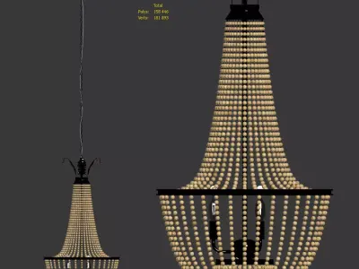 Romel Chandelier - Louvre home 3D model