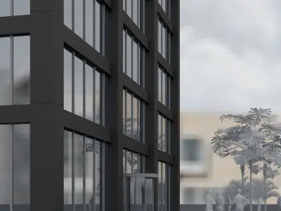 Industrial Building 3D model