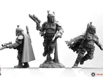 Bounty Hunter Assassin 3D print model