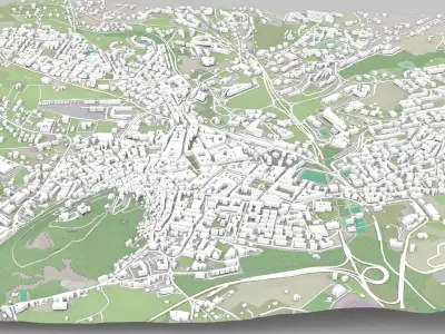 Cityscape Campobasso Italy 3D model