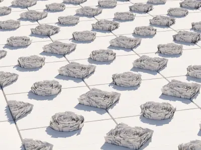 Decorative floor 01 Low-poly 3D model