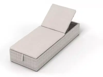 Dedon Lou Lounger 3D model