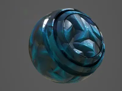 Crystal Stylized - VOL 16 - Maps - SBsar Texture