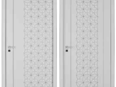 Entrance door set216 3D model