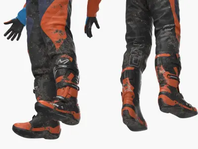  KTM Mini Cross Child Rider Muddy Orange 