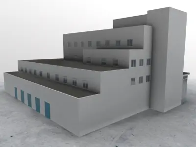 LXGB Storage 1 Low-poly 3D model