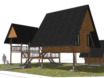 Creative Design-Holiday Cabin-0116 3D model