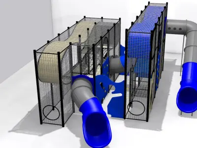 Playground- Cage Cubic Play 3D model